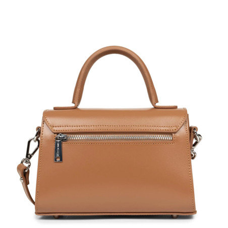 Lancaster Suave Even Mini Handbag Leather 433-16 Camel