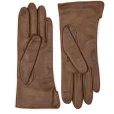 Lancaster Women's Touchscreen Compatible Gloves 7 Camel
