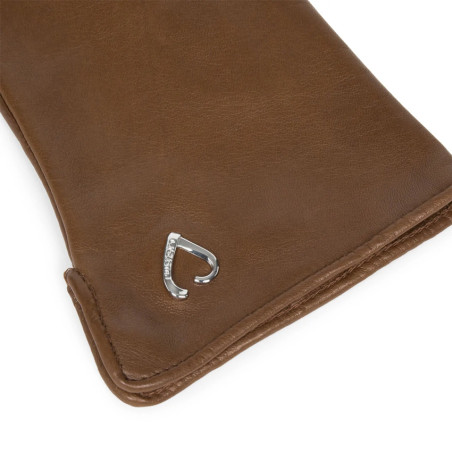 Lancaster Women's Touchscreen Compatible Gloves 7 Camel