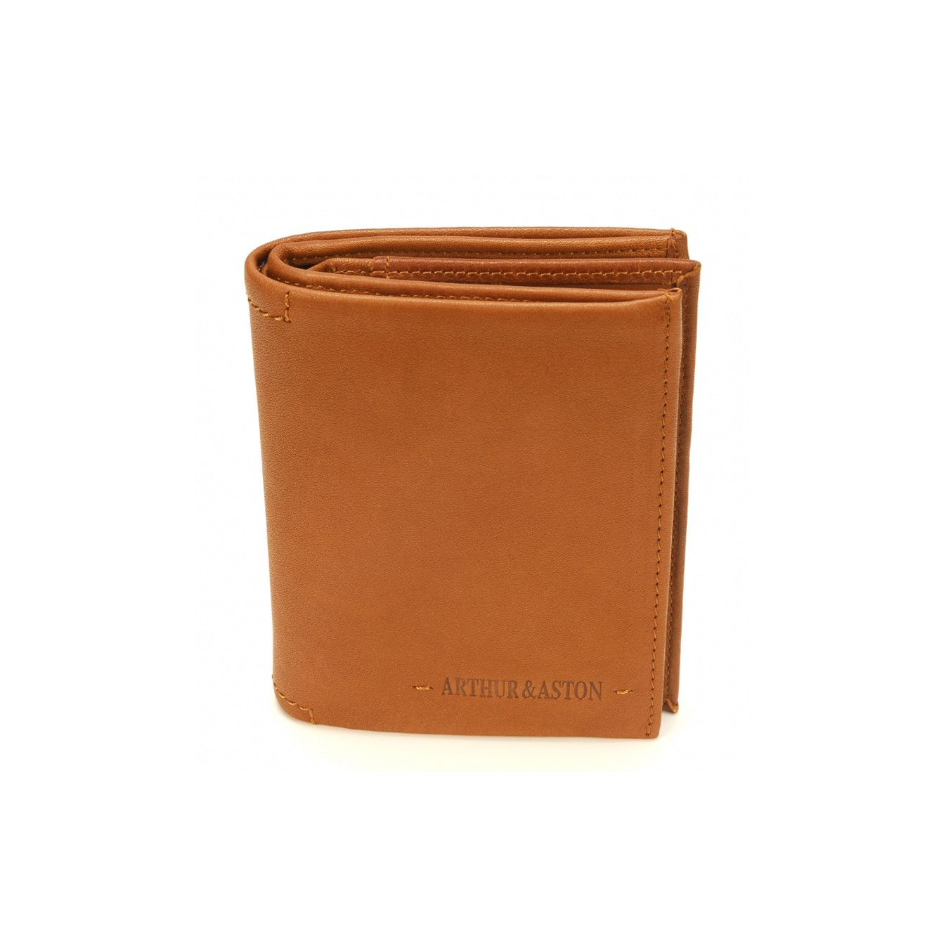 Arthur & Aston Johany Men's Cognac Leather Wallet 127