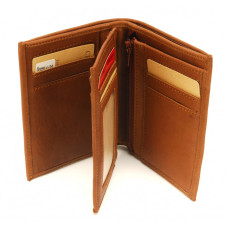 Arthur & Aston Johany Men's Cognac Leather Wallet 127