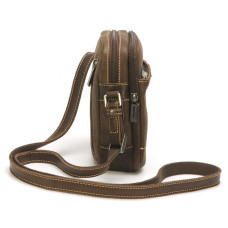 Arthur & Aston Marco Crossbody Leather Bag Chestnut 07