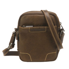 Arthur & Aston Marco Crossbody Leather Bag Chestnut 07