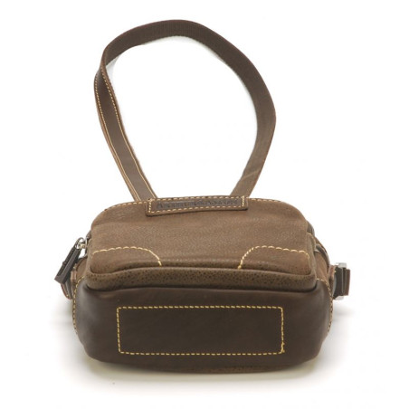 Arthur & Aston Marco Crossbody Leather Bag Chestnut 07