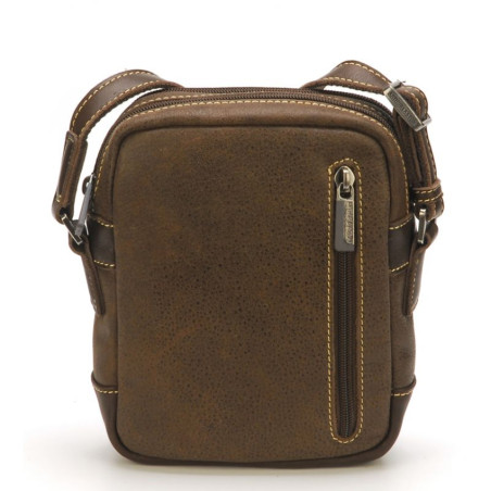 Arthur & Aston Marco Crossbody Leather Bag Chestnut 07