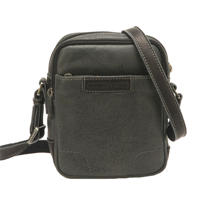 Arthur & Aston Marco Crossbody Leather Black 07