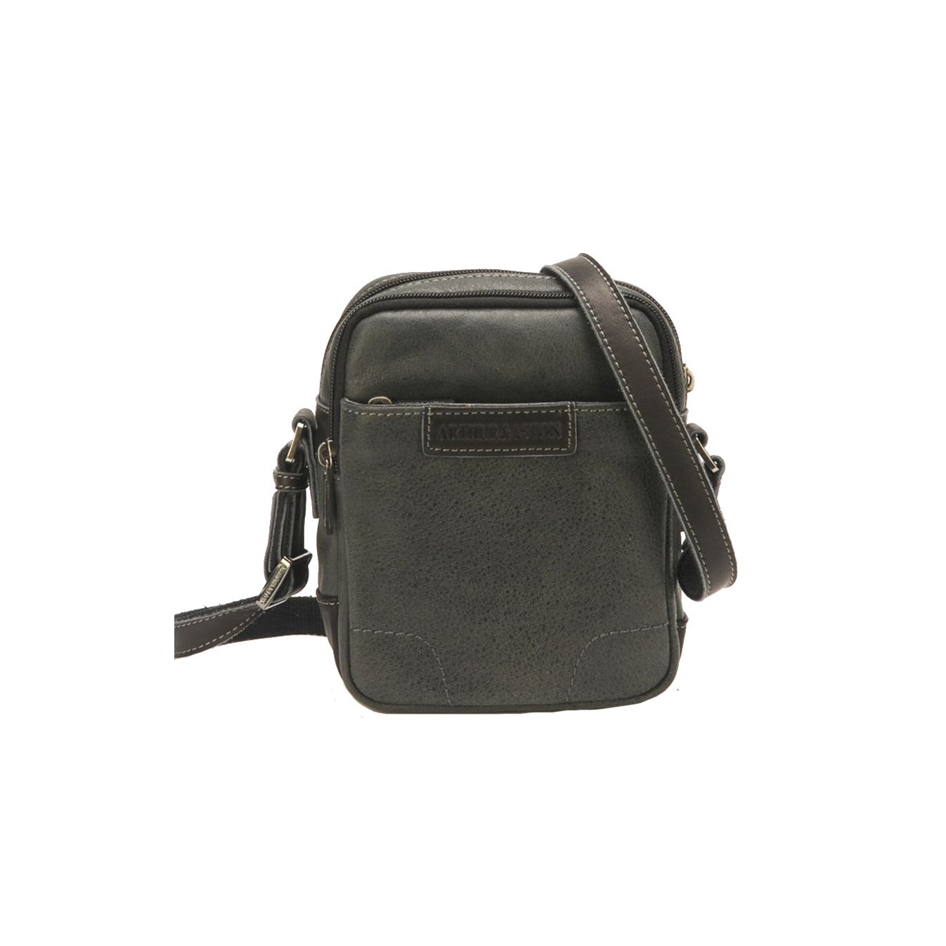 Arthur & Aston Marco Crossbody Leather Black 07