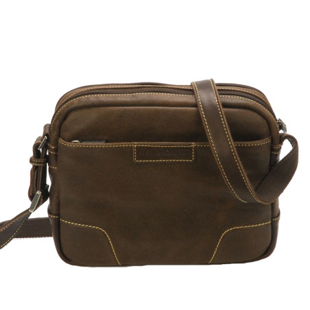 Arthur & Aston Marco Satchel Leather Chestnut