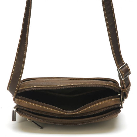 Arthur & Aston Marco Satchel Leather Chestnut