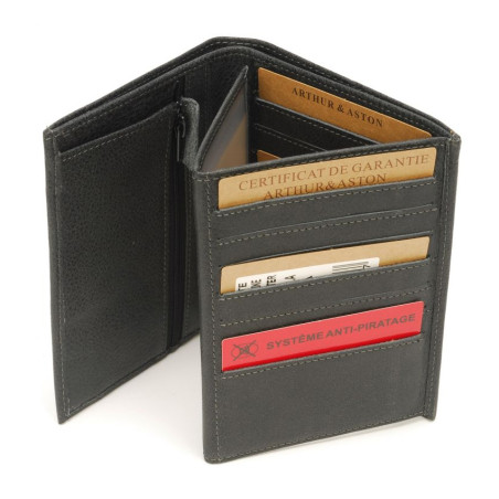 Arthur & Aston Marco Wallet Black Leather