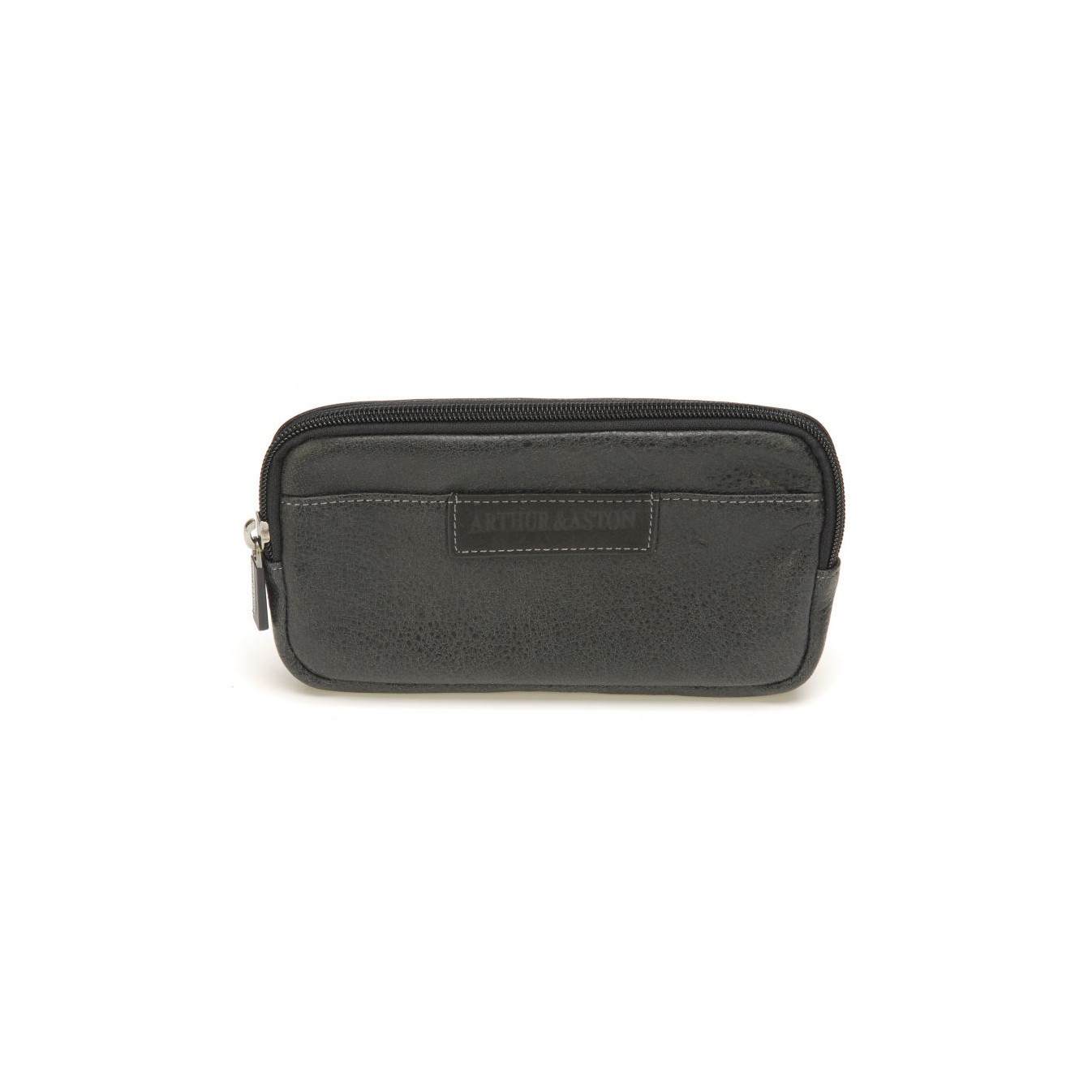 Arthur & Aston Marco Belt Pouch Leather Black
