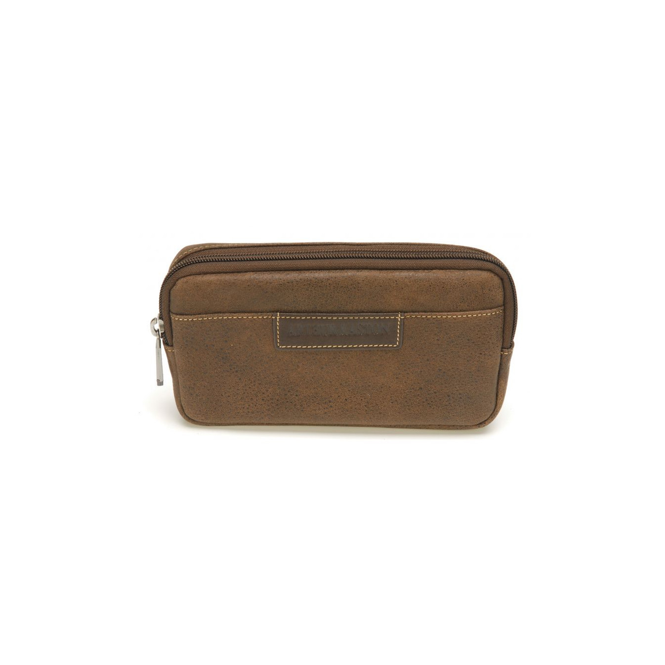 Arthur & Aston Marco Belt Pouch Cuir Chestnut