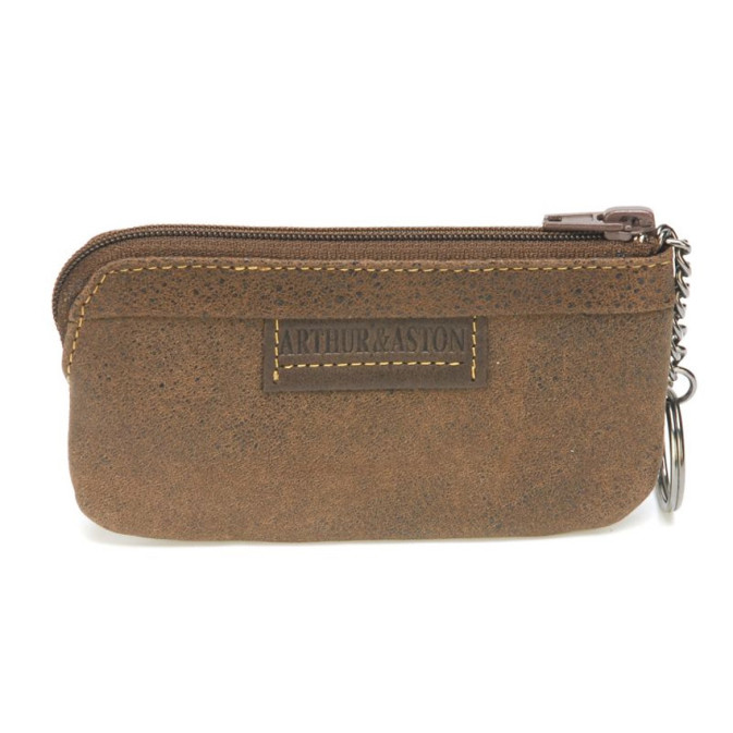 Arthur & Aston Marco Leather Wallet Chestnut
