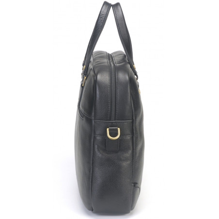 Arthur & Aston Paul Document Holder Black Leather