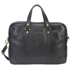 Arthur & Aston Paul Document Holder Black Leather