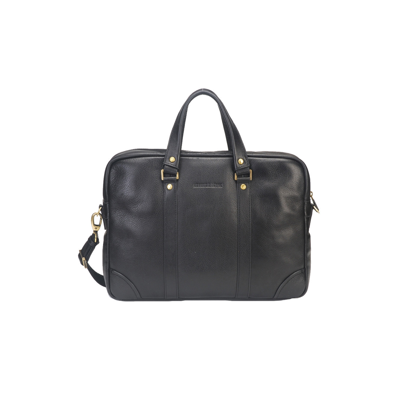 Arthur & Aston Paul Document Holder Black Leather