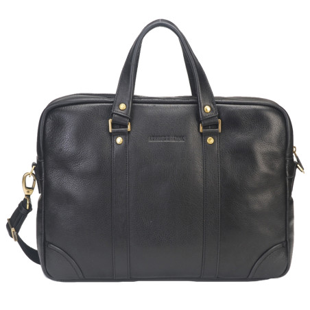 Arthur & Aston Paul Document Holder Black Leather