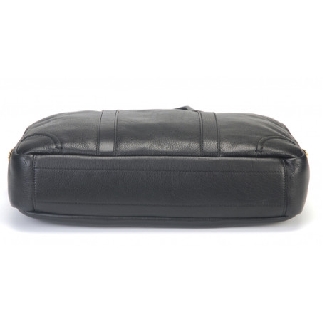 Arthur & Aston Paul Document Holder Black Leather