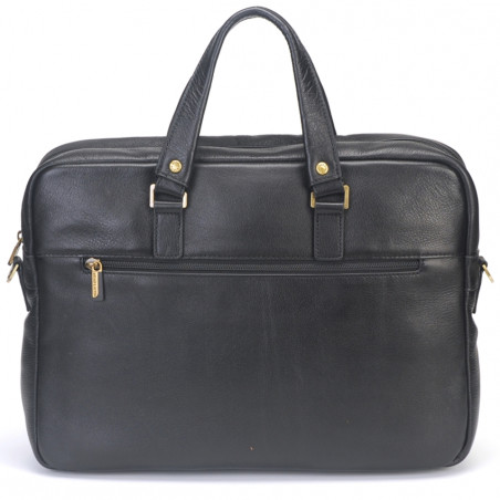 Arthur & Aston Paul Document Holder Black Leather