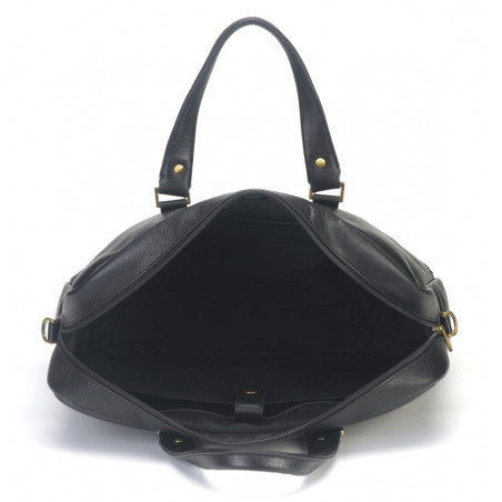 Arthur & Aston Paul Document Holder Black Leather