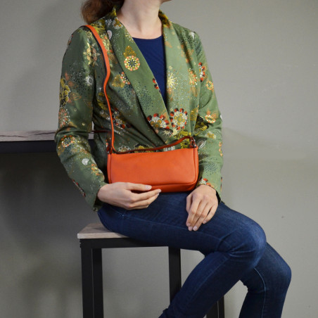 Berthille Berthe Orange Pouch