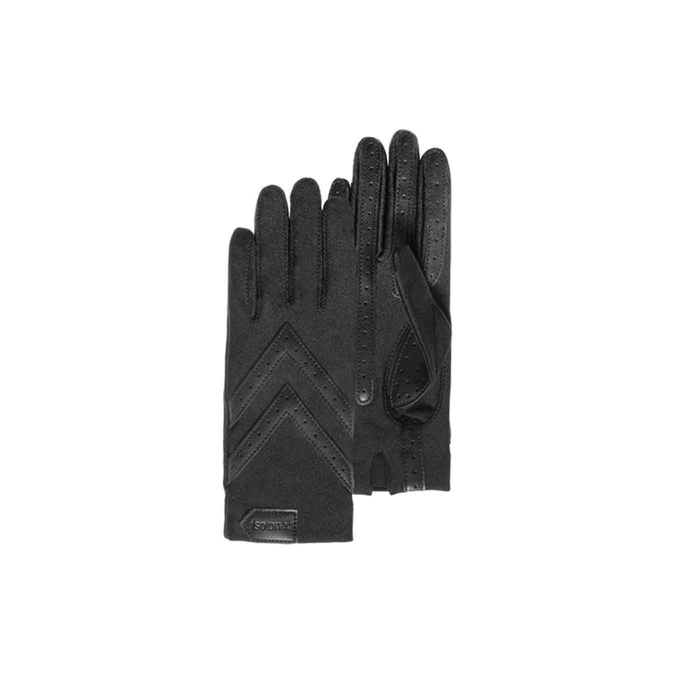 Isotoner Women's Stretch Recycled Gloves Black
