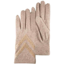 Isotoner Women's Wool Beige Gloves
