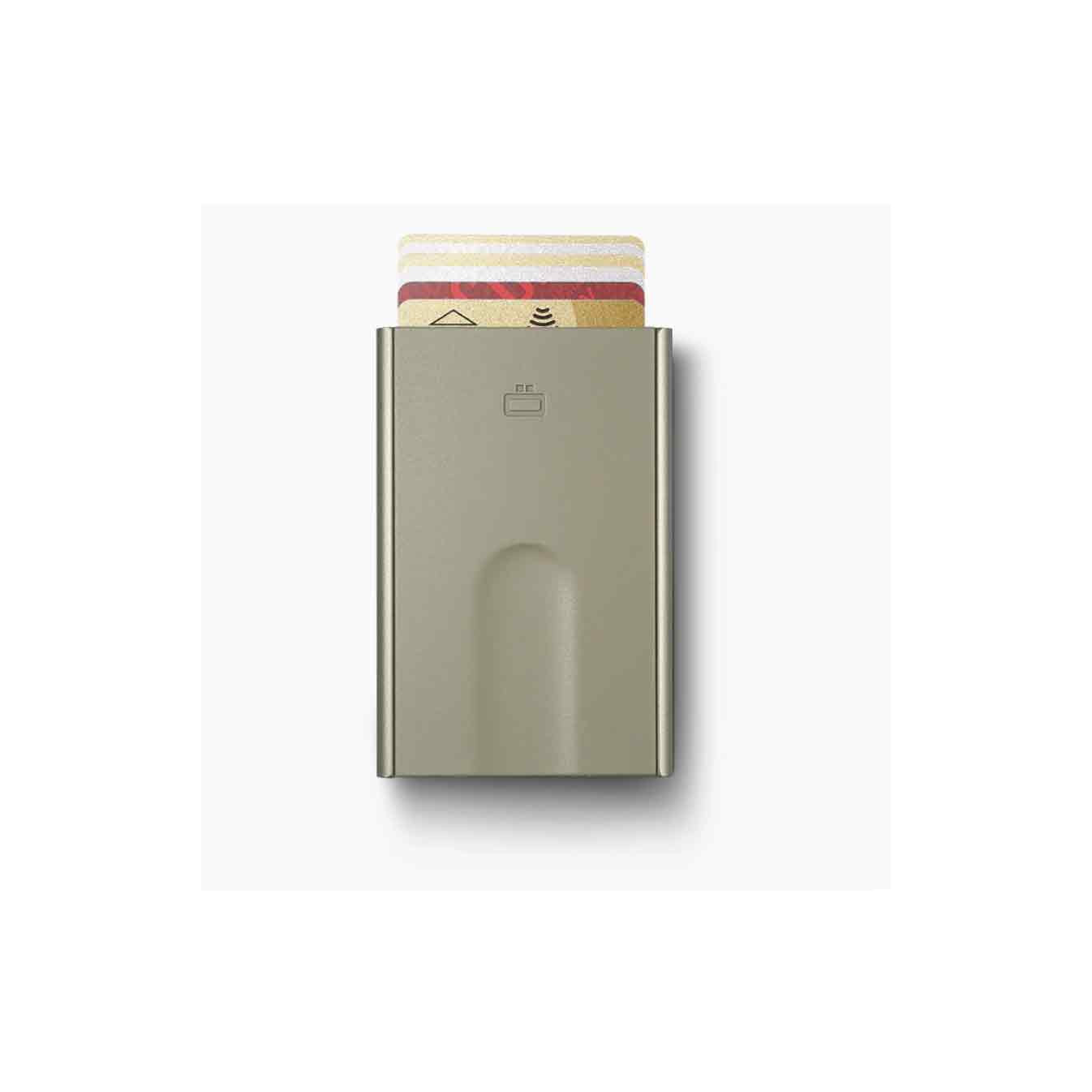 Ogon Slider Compact Card Holder Cactus Green