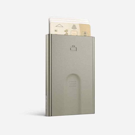 Ogon Slider Compact Card Holder Cactus Green