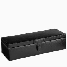 Le Tanneur Watch Box Black Leather