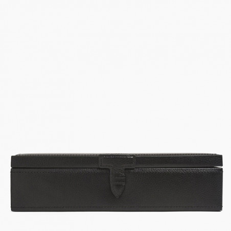 Le Tanneur Watch Box Black Leather