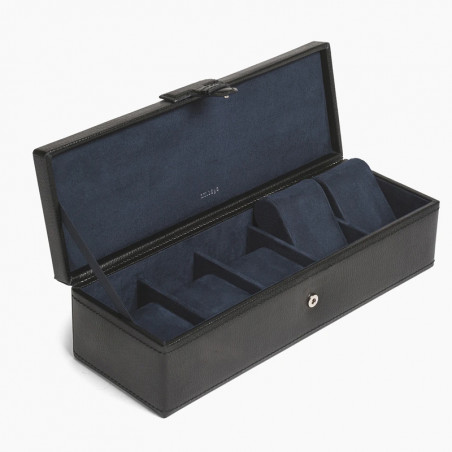 Le Tanneur Watch Box Black Leather