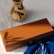 Le Tanneur Watch Box Natural Leather