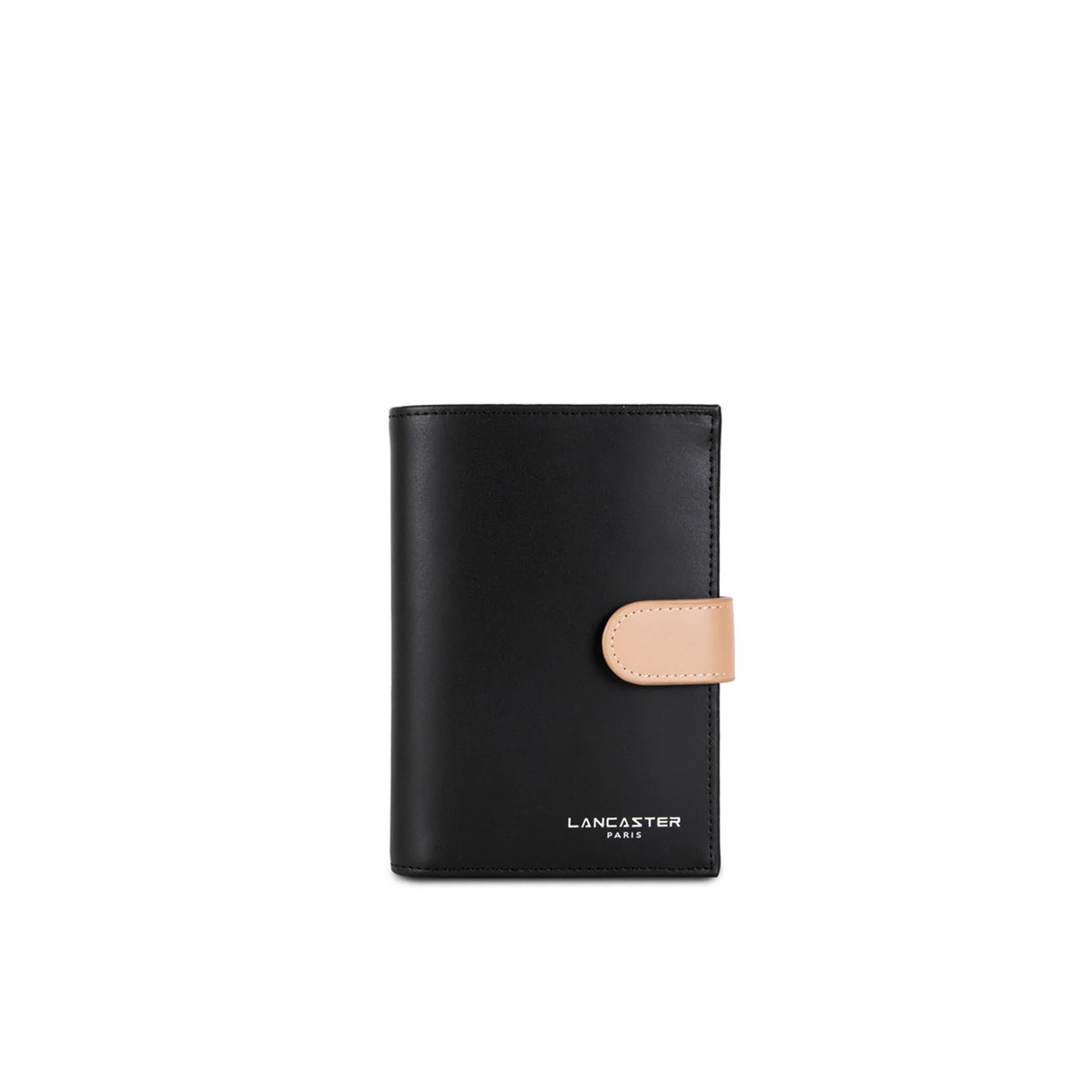 Lancaster Smooth Cardholder 137-15 Black Nude Mink