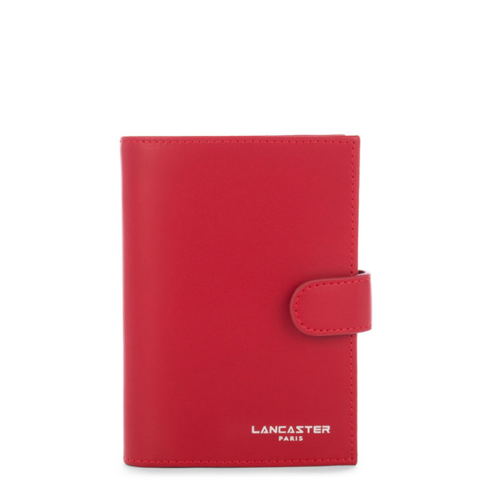 Lancaster Smooth Cardholder 137-15 Red
