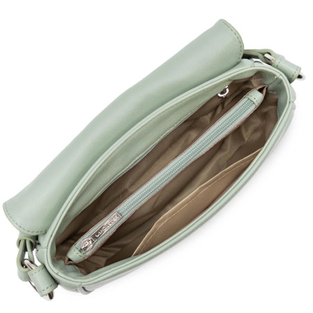 Lancaster Soft Tie Trotter Crossbody Bag 577-17 Green Grey