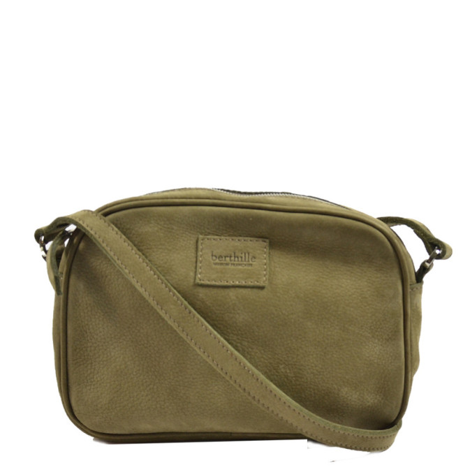 Berthille Nubuck Minaudière Trotteur Kaki