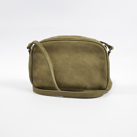 Berthille Nubuck Minaudière Trotteur Kaki