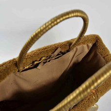 The Basket Journey Moscoubijoux Small Cabas Camel