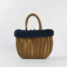 The Basket Journey Moscoubijoux Small Tote Marine