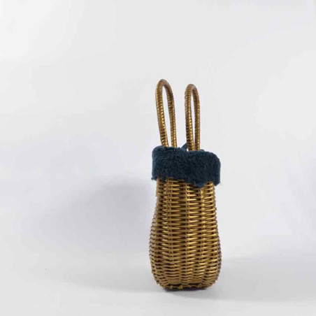 The Basket Journey Moscoubijoux Small Tote Marine