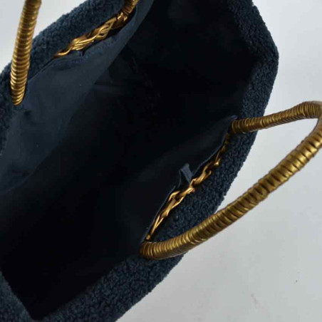The Basket Journey Moscoubijoux Small Tote Marine