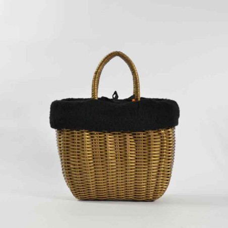 Le Voyage en Panier Moscoubijoux Small Tote Bag Black
