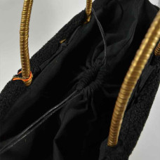 Le Voyage en Panier Moscoubijoux Small Tote Bag Black