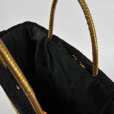 Le Voyage en Panier Moscoubijoux Small Tote Bag Black