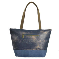 Le Voyage en Panier Sac Cabas Univers bleu dos
