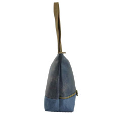 Le Voyage en Panier Sac Cabas Univers bleu côté
