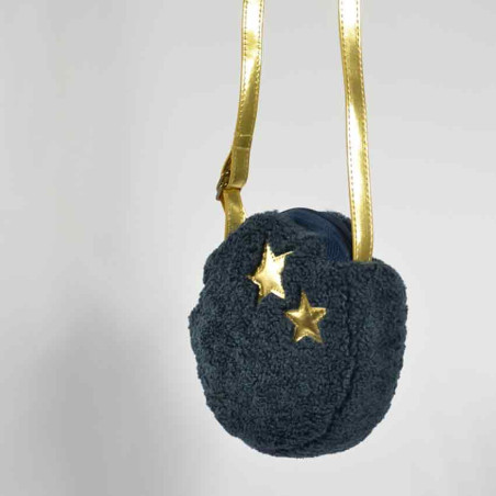 The Journey in Basket Roulandou Round Bag Child blue