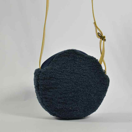 The Journey in Basket Roulandou Round Bag Child blue