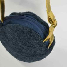 The Journey in Basket Roulandou Round Bag Child blue